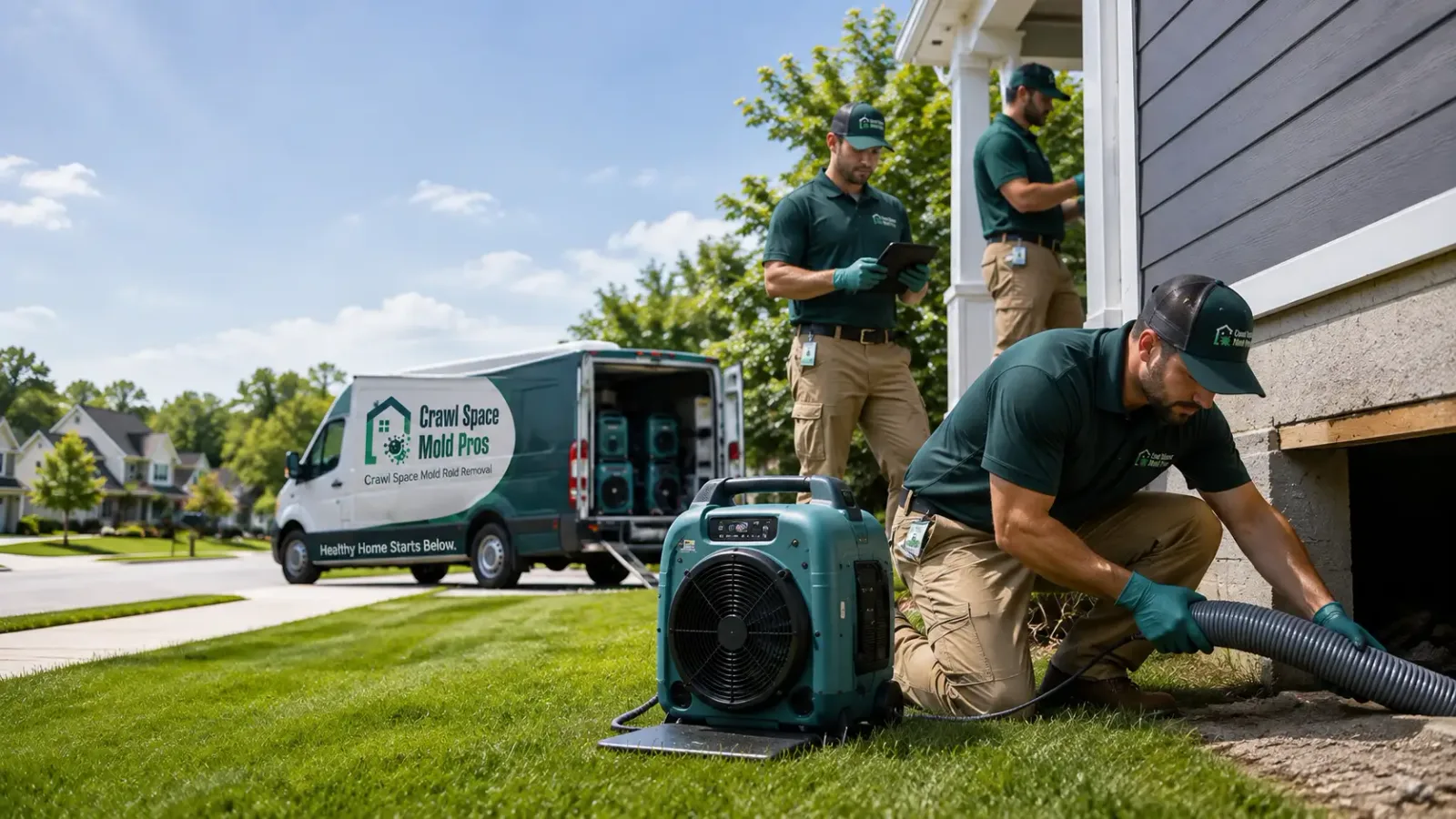 Crawl Space Mold Removal in Allen Park, MI